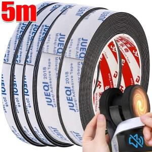 수하물 바퀴 무소음 테이프 자가 접착 무소음 방지 스티커 EVA 의자 테이블 다리 패드 트리밍 가능한 창 틈