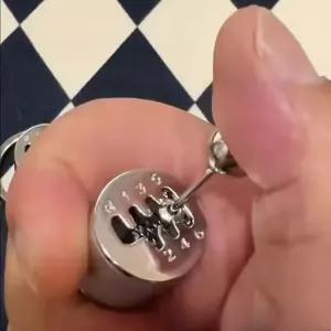 수동 기어 변속기 키링 자동차 기어봉 키홀더 장난감 감압 해소 선물