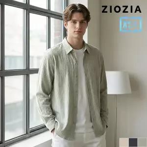 [지오지아] 루즈핏 시어서커 쿨 긴팔 셔츠 (AAE2WC1102)