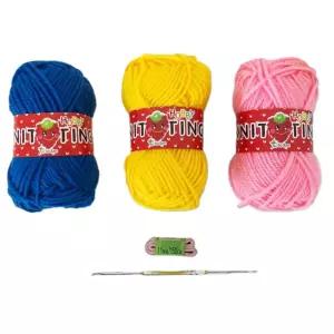 뜨개질 코바늘 재료세트 수세미뜨기 털실 DIY 실과 가정 중등 고등 집중력 소근육