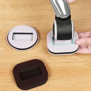 의자 바퀴 고정 커버 패드 의자 발 캡 신발 소음 방지 다리 스토퍼 자국 마루 바닥 카페트 보호