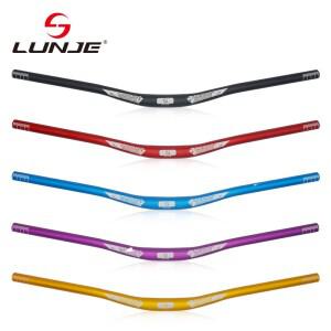 자전거핸들바 MTB 갈매기 드롭바 높이조절 일체형 카본 LUNJE-알루미늄 합금 자전거 핸들바, 산악 자전거