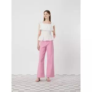 [CC콜렉트](타임스퀘어점패션관)[씨씨콜렉트] 벨티드 와이드 데님 팬츠_C252PSA433