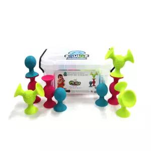 만지고 붙이는 안전 실리콘 흡착 블록 블럭놀이 도형놀이