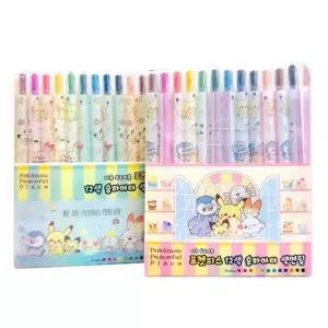 포켓몬스터 포켓몬 12색 색연필 초등 유치원 입학 학교 준비물 선물 단체 구디백 랜덤
