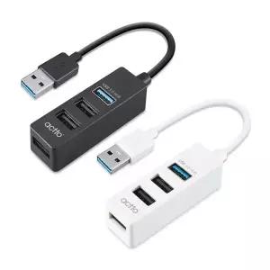 시너지 USB 2.0 3.0 허브 HUB-29 화이트 엑토