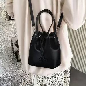 남자캔버스백 여성 미니 복조리 스타일 깔끔한 토트백 크로스백