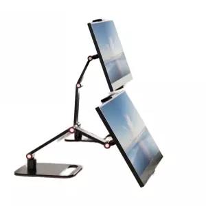 모니터 거치대 보조모니터 16인치 듀얼 스탠드 확장 포터블 태블릿암 패드