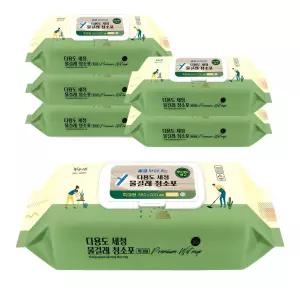 녹색나라 다용도 세정 물걸레 청소포 캡형 25매 특대형(380 x ... 6개