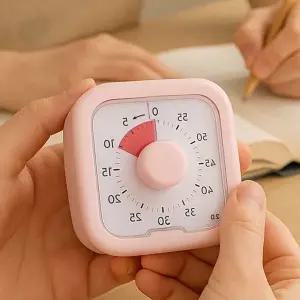 학습용 미니 탁상 타이머 시계 수험생 집중 공부 시간측정 스톱워치 기능 무소음