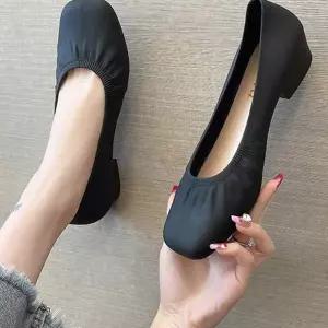 여성 펌프스 미들 펌프스 발편한 여성 구두 말랑말랑 방수 옥스포드화 스니커즈 메리제인 드라이빙