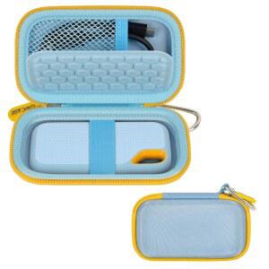 [미국배송] SANDISK EXTREME PRO 500GB 1TB 2TB 4TB 휴대용 외장 SSD와 호환되는 하드 케이스. 중요한 X8 솔리드 스테이트 드라이브를 위한 여행용 홀더(박스 전용)-블루