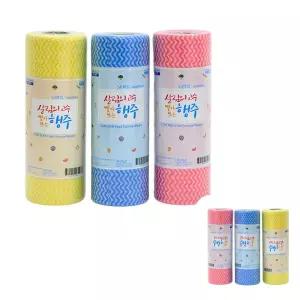 제이커 뜯어쓰고 헹주 일회용 롤형 키친타올 50매 빨아쓰는행주 용품 주방청소
