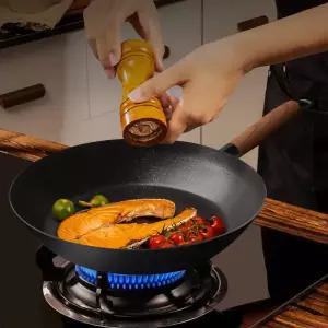 주물 궁중 팬 인덕션 논스틱 볶음용 무쇠 궁중 팬 튀김용 스테이크 다용도 요리 주방 그릴 용품 조리 키친