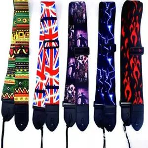 통기타 스트랩 레더 어쿠스틱기타 통 기타 스트랩 악기용 연주용 멜빵 벨트 나일론 어깨