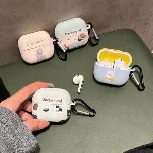 삼성 버즈3프로 buds3/3PRO /3FE 무선 블루투스 이어폰 보호 케이스 워터 스티커 소프트 쉘 큐트 적합