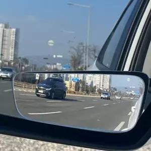 자동차 와이드 미러 사각지대 볼록 차량용 자동차 보조 미러 운전 테두리 없는 각도 외장 용품 조절