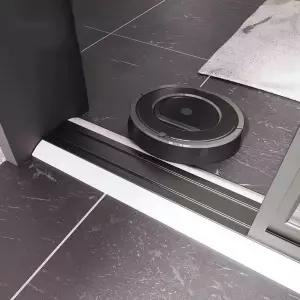 문턱 로봇청소기 도어턱받침 1m 실리콘 1.5cm 물막이 욕실바닥 접착 로봇청소기 대 경사 단차 도어