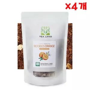 유기농 루이보스 오렌지 20티백 X 4개 블랜딩차 허브 루이보스티백