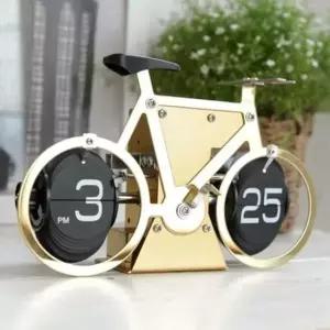 디자인시계 자전거 플립 탁상시계 포인트 디자인 테이블장식 소품