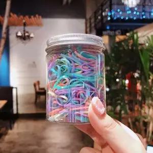 비비드 676PFL72 머리 헤어 둥근고무줄 투명고무줄 여자 끈 예쁜 밴드