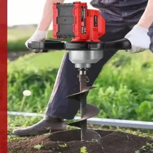 드릴 구굴기 항타기 논밭 뚫기 나무심기 굴착기 땅파기 천공기 기계 자동 수동 농사 농업