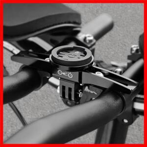 TT 핸들 바 컴퓨터 마운트 22.2/25.4mm 자전거 스포츠 카메라 브래킷 야외 사이클링을위한 알루미늄 합금