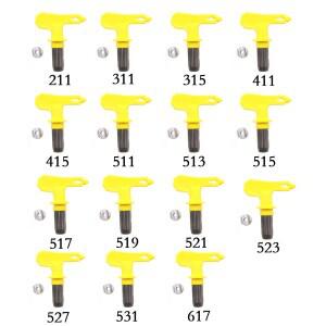 호환 에어리스 스프레이 건 노즐 211 311 315 411 415 511 513 515 517 519 521 523 527 페인트 팁