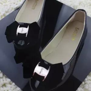 리본플랫슈즈 검정리본 구두 여성플렛슈즈 편한구두 단화 로퍼