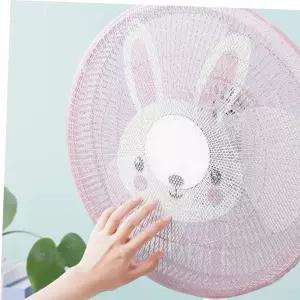 선풍기그물망 캐릭터 디자인 선풍기 방진 커버 안전망 귀여운 팬커버 집안 인테리어용