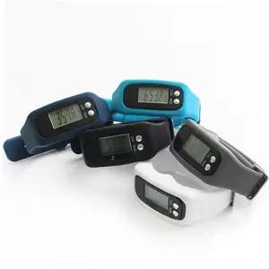 LED시계 LED 패션 만보기 손목시계 스포츠 실리콘 팔찌 컬러