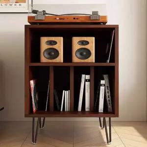 턴테이블 선반 lp 협탁 장식장 보관함 수납장 거치대 스탠드 플레이어 랙 정리 다이