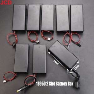 18650 2셀 배터리 홀더/박스 커버 스위치 PH2.0/XH2.54/SM/점퍼 남성/여성/DC5521/USB 플러그 커넥터 포함
