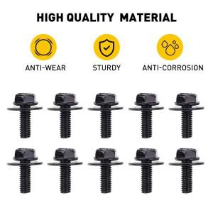 레인지 로버 L322 프리랜더 2 LR2 엔진 커버 언더 트레이 전면 스플래시 실드 가드 범퍼 펜더 라이너 볼트