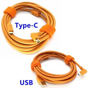 Canon 6D 5D Mark II III 7D 카메라 PC용 미니 USB 라이브 스트림 테더 케이블에 3m USB/Type-C Youtube Ca