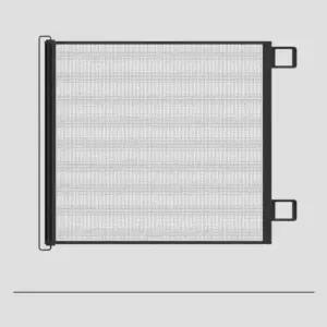 [반려] 실내 애완동물 울타리 메쉬 가림막 반려동물 안전문 고양이 방지문