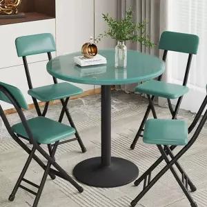 블 거실 원목 원형 강화유리 라운드 유리블 유리