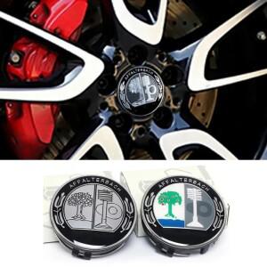 AMG 허브 캡 림 스티커, 메르세데스 벤츠 W212 W177 W463 W205 CLA 센터 커버에 적합, AFFALTERBBACH 휠 캡