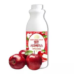 VMB 쉘몬 과일농축액베이스 상타입 사과 1kg음료 에이드 카페용 음료용 에용