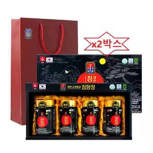 대한고려홍삼침향정 240gx4병x2박스 국내산 HACCP인증 국내산 6년근 홍삼!