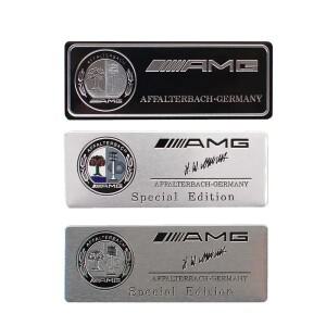 AMG 자동차용 메르세데스 벤츠 1개 80x30mm 측면 창문 배지 스티커 W203 W4용