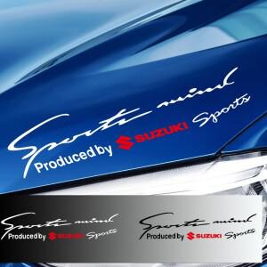 자동차 라이트 아이브로우 스티커 스포츠 레터 스포티 바디 데칼 스즈키 스위프트 사무라이 발레노 비타라