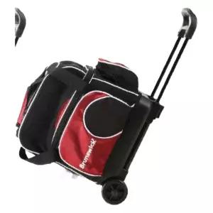 캐리어형 볼링가방 볼링공 보관 공용 신발수납 롤러백 블랙 투볼 트롤리 이동식 배낭 볼링화