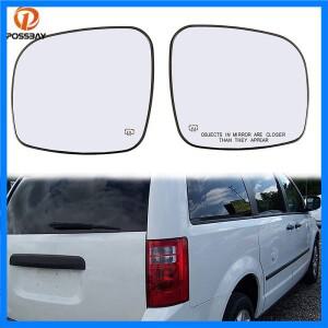 크라이슬러 타운앤컨트리 LX 2008 2009 2010 2015 2016, 백킹 플레이트 포함, 좌우 가열 백미러 유리, 6802