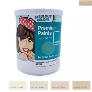 노루표 아이보리 반광 실내 페인트 1리터 가구 리폼 인테리어 페인팅