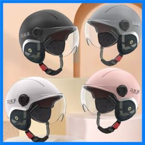 모든 계절에 남성과 여성을 위한 범용 전기 자동차 헬멧 분리형 귀 보호 겨울 헬멧