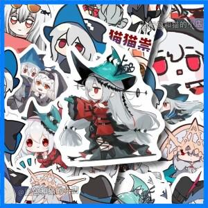 애니메이션 게임 악기사 애니메이션 Q 버전 스티커, 방수 스케이트보드 수하물 노트북 휴대폰 냉장고 스티