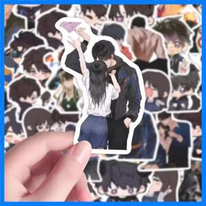 10/54Pcs 만화 게임 사랑과 Deepspace 스티커 귀여운 캐릭터 Caleb 방수 장식 DIY 스케이트 보드 기타 편지