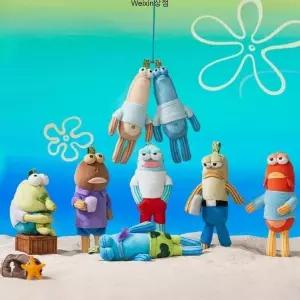 팝마트 스폰지밥 비키니 시티의 엉뚱한 친구들 인형 키링 (선택구매가능)