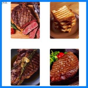 상업용 파니니 기계 전기 가열 그릴 플랫 프라이드 미트 미니 레스토랑용